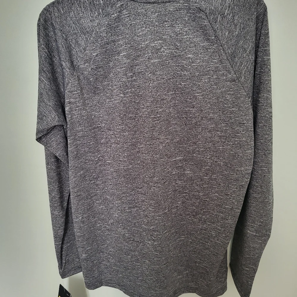 Nike Mens Dri Fit Gray Hydroguard Long Sleeve Shirt‎ UPF 40 Size Small New